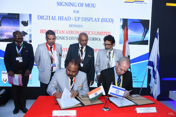 HAL and Elbit Signed MoUs at DefExpo 2020