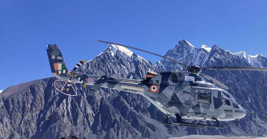 HAL LUH in Hot and High Altitude Trials in Himalayas