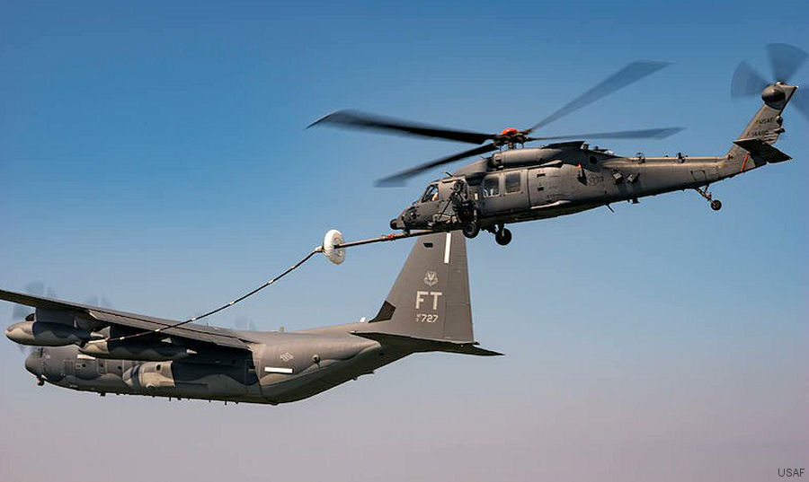 First Aerial Refueling for HH-60W Jolly Green II