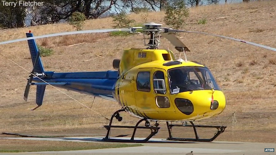 Hovering AS350 Accident Report