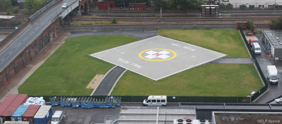 Hull Royal Infirmary Helipad Ready