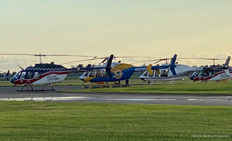 GMR Helicopters During Hurricane Laura