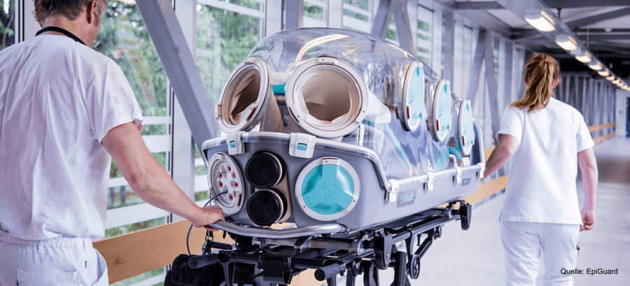 DRF Adds Isolation Stretchers Against Coronavirus