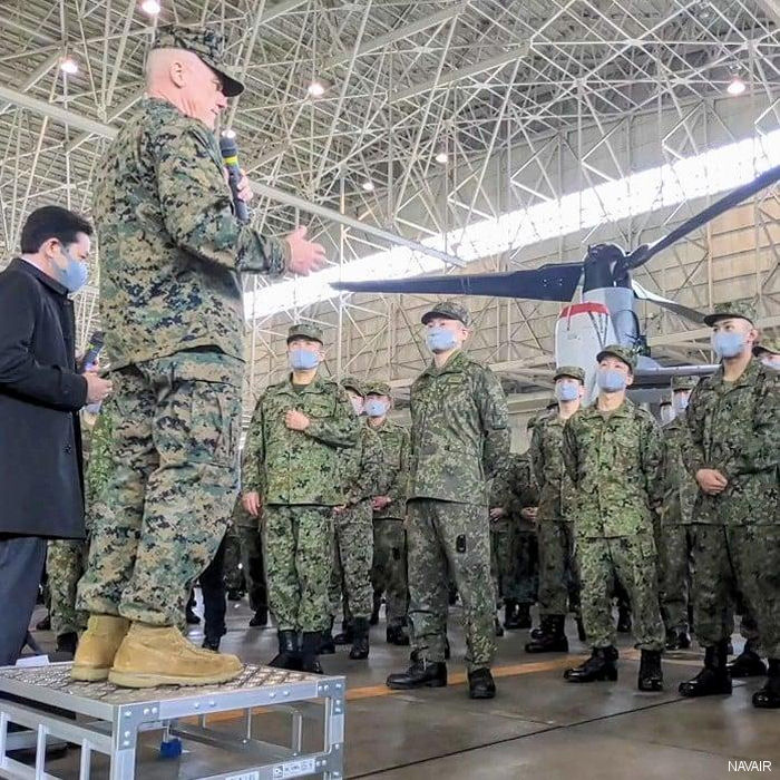 Japan JGSDF Begins V-22 Flights