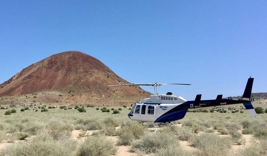 Bell 206 Fighting Locust Swarms in Kenya