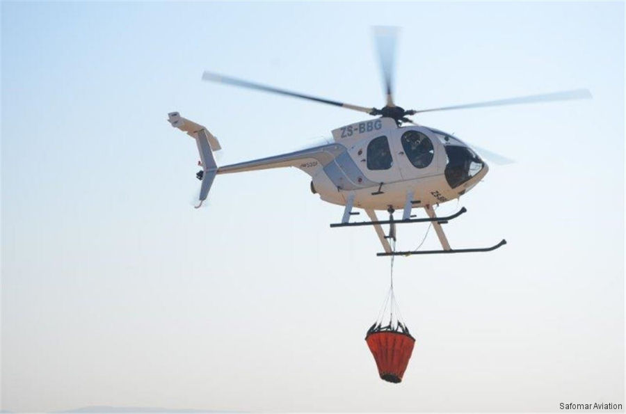 Detailed history and photos of helicopter MD Helicopters MD530F Serial 0152FF Register ZS-BBG N9073K used by Safomar Aviation ,MD Helicopters MDHI Track service timeline and current status.