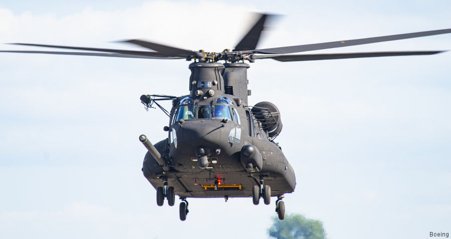 Delivery of First Chinook MH-47G Block II