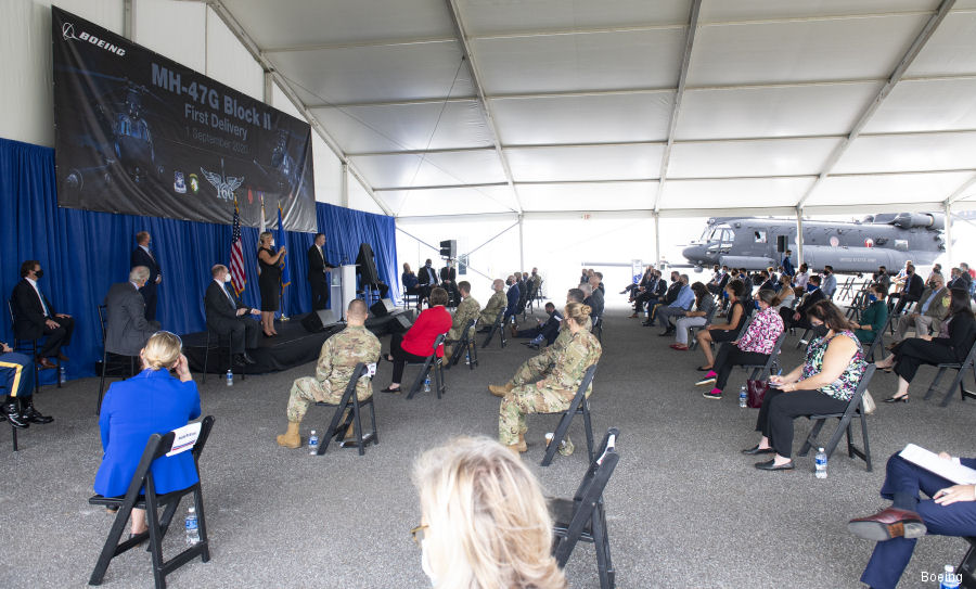 Delivery of First Chinook MH-47G Block II