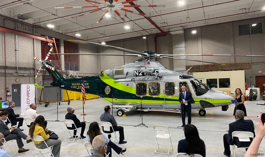 helicopter news October 2020 Miami-Dade Firefighters First AW139