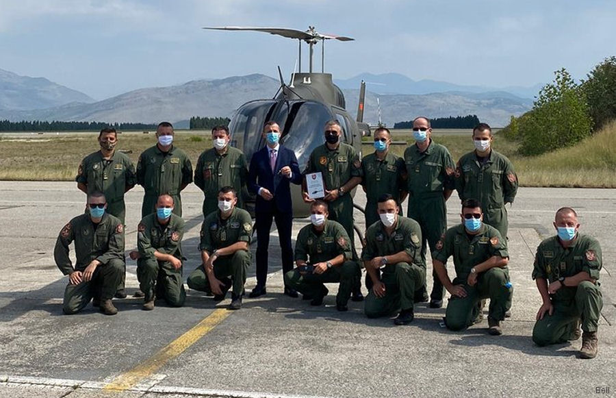 Montenegro Air Force First Bell 505