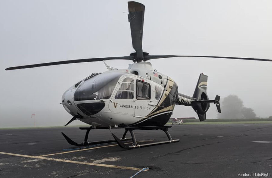 Detailed history and photos of helicopter Eurocopter EC135T2+ Serial 0605 Register N110VU N435UW used by Vanderbilt LifeFlight ,UW Health (UW Health Med Flight) ,Air Methods Track service timeline and current status.