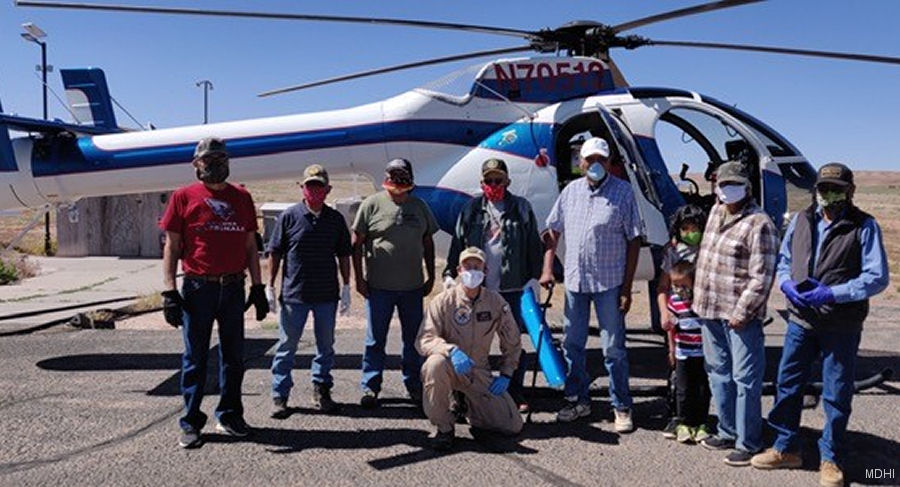 MDHI Humanitarian Flights to Navajo Nation