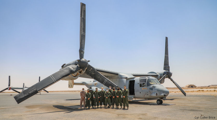 Sailors Deployed with Marines to Learn the V-22