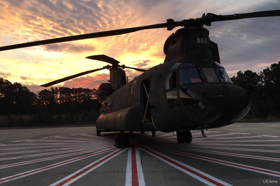 US Army Testing T408 Engine on a NCH-47 Chinook