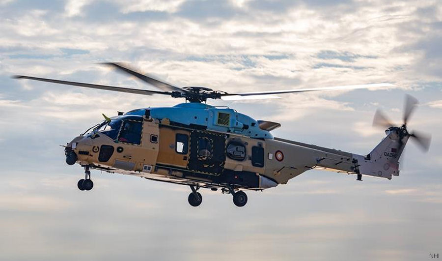 First Flights for Qatar NH90s