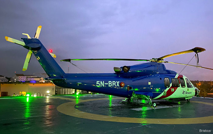 Bristow Nigeria’ S-76D at Eket Base