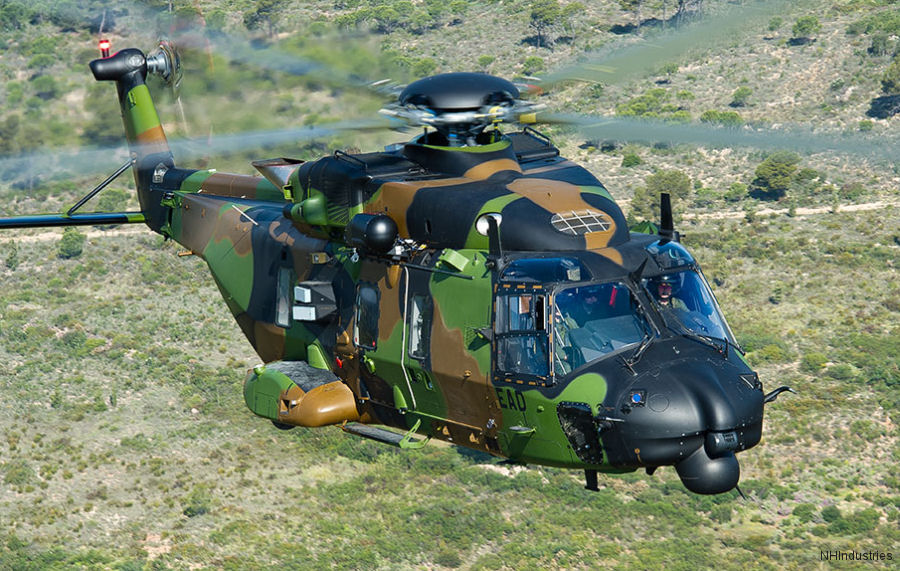 Helicopter NH Industries NH90 TTH Serial 1273 Register 1273 used by Aviation Légère de l'Armée de Terre ALAT (French Army Light Aviation). Aircraft history and location