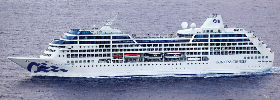 Guam Navy Squadron MedEvac Cruise Ship