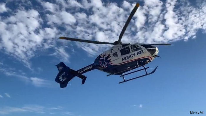 Mercy Air New Ambulance at Paso Robles, CA