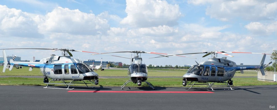 Three Bell 407GXi for Polish Police