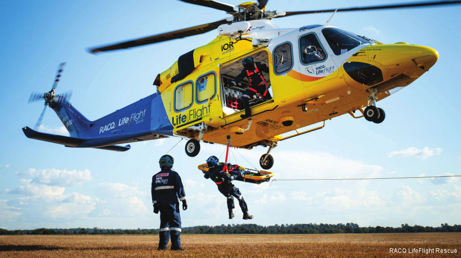 10,000 Flight Hours for Australian LifeFlight AW139