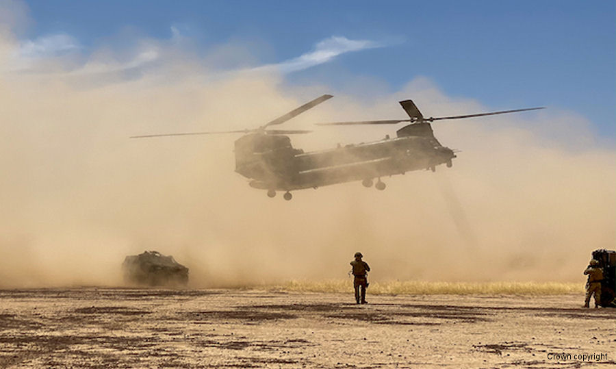 RAF Chinooks to Remain in Mali