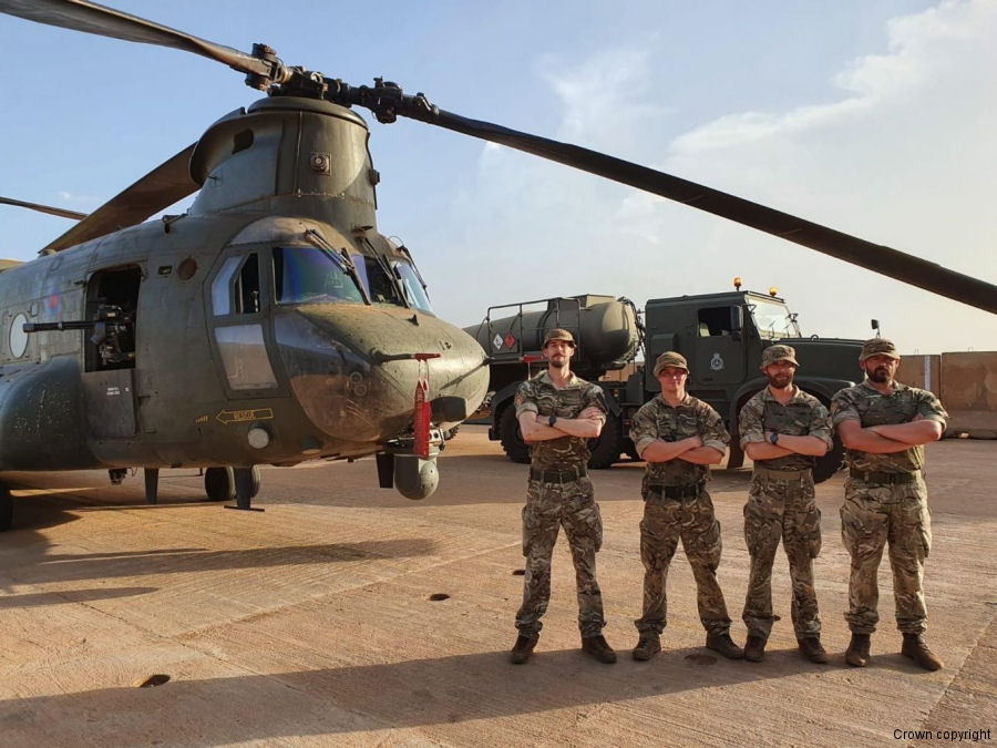 British Joint Helicopter Command in Mali