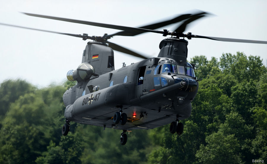 T55 Support in Germany for Chinook