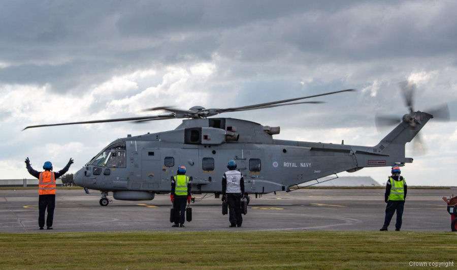 Royal Navy Helicopters Supporting the NHS