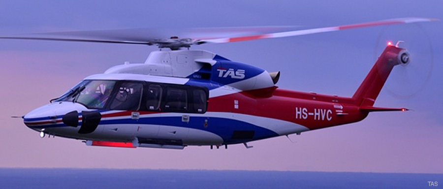 helicopter news August 2020 20,000 Hours for Thai Aviation Services S-76D
