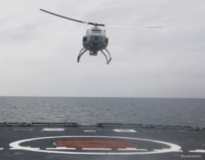 Sea Falcon Drones Trials from K130 Corvette