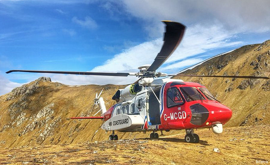 Stornoway Bristow S-92 Complete 1000th Mission