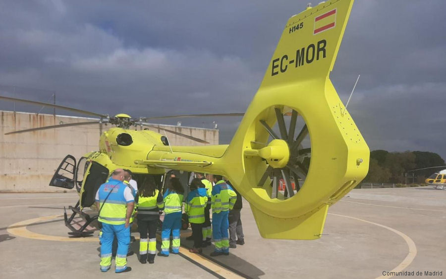 Madrid Renewed Medical Helicopter Service