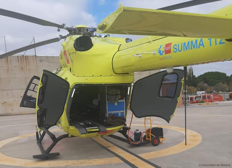 Madrid Renewed Medical Helicopter Service