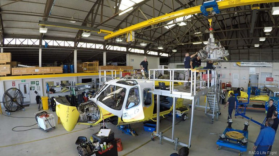 Maintenance of LifeFlight Helicopters
