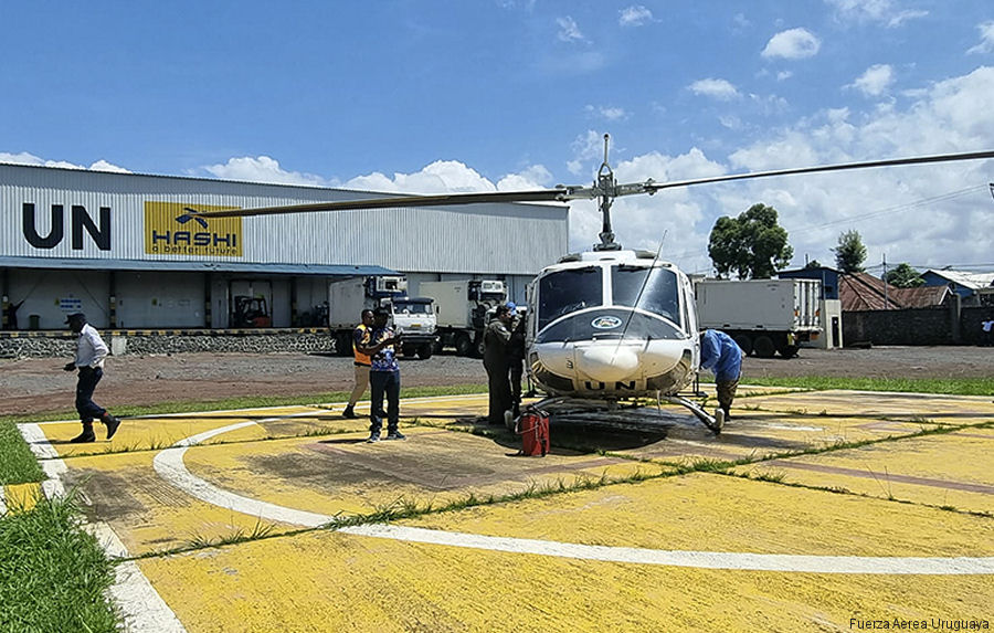 Tenth Anniversary of Uruguayan Helicopters in the Congo