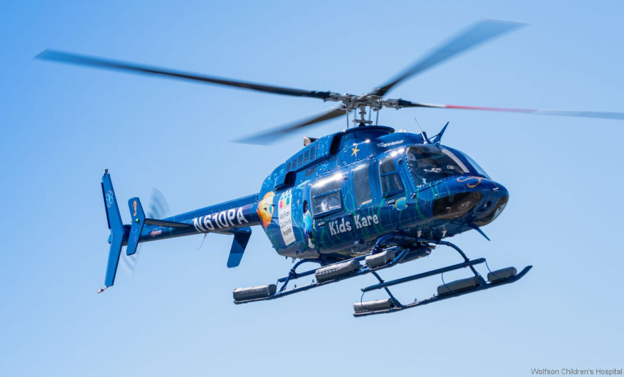 Detailed history and photos of helicopter Bell 407GX Serial 54484 Register N610PA N457AM N508NB used by Kids Kare ,Pafford EMS ,Air Methods ,Bell Helicopter Track service timeline and current status.