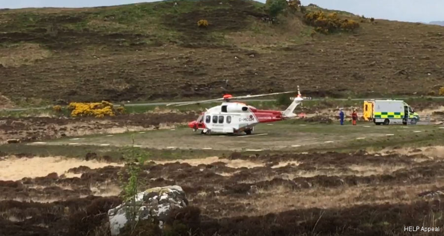 Applecross Helipad First Emergency Landing