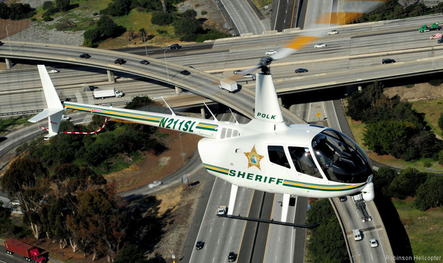 Robinson R66 Police Helicopter at APSCON 2021