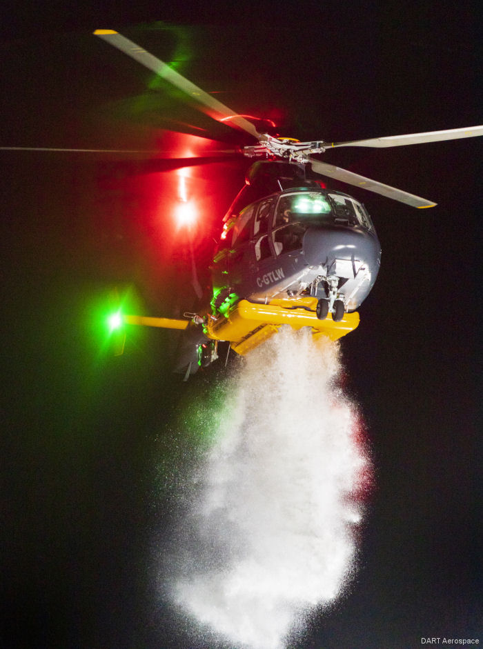 Night Approval for Canadian AS365 Firefighter