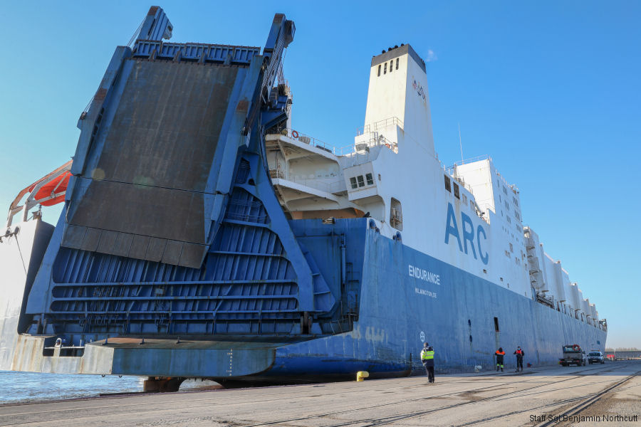 US Army 1st CAB Arrives in Dunkirk