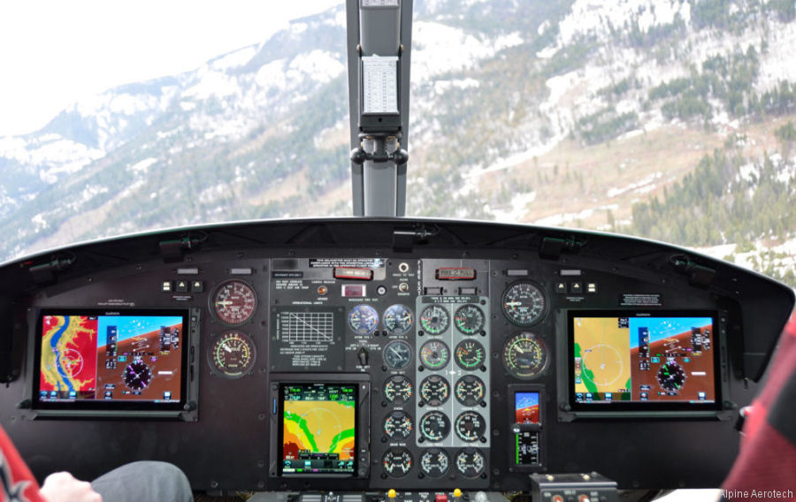 Glass Cockpit for Bell 212 by Alpine Aerotech