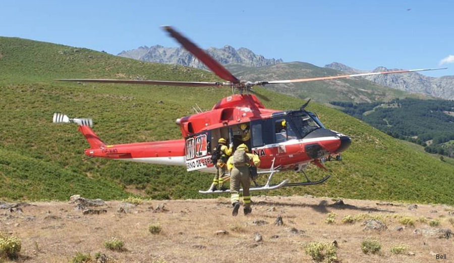 Bell 412 Firefighting in Europe
