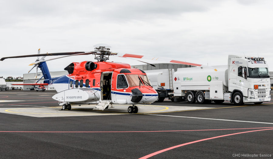 First Flight for S-92 Helicopter Using Biofuel