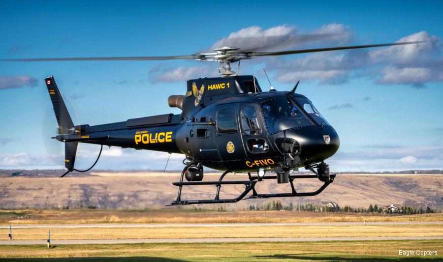 Eagle Copters to Support Calgary Police HAWCS
