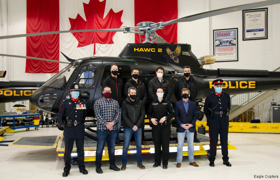Eagle Copters to Support Calgary Police HAWCS
