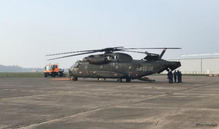 German CH-53G Maintenance by Rheinmetall