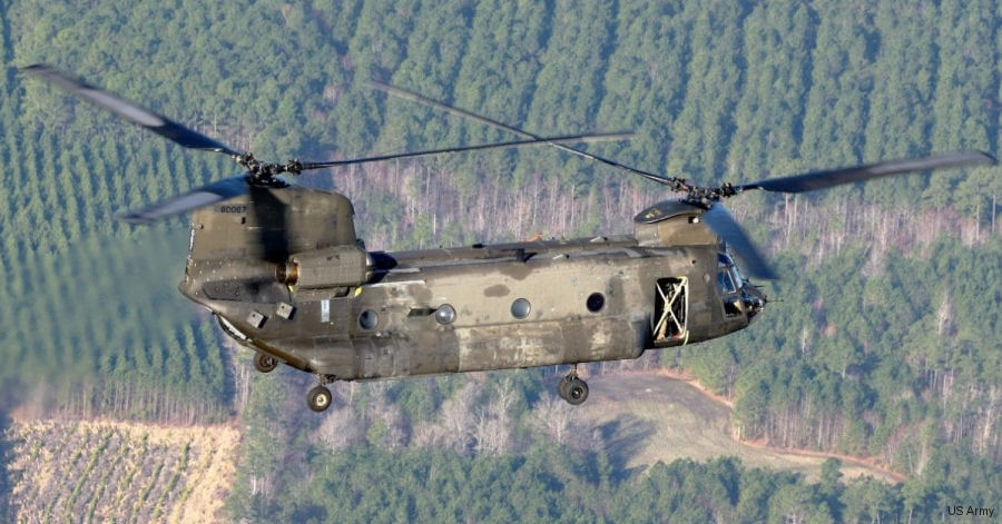 helicopter news May 2021 T408 Re-engined Chinook Demonstration