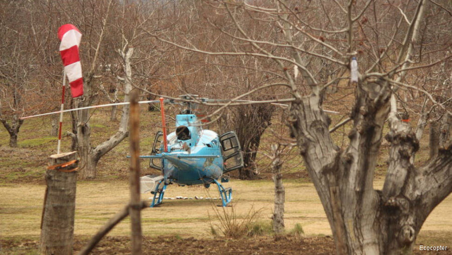 Farming Helicopters Protect Crops in Frost Season