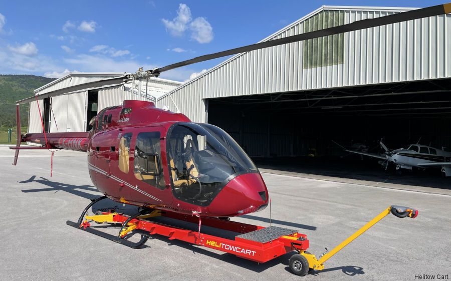 Tow Cart Dolly for Bell 505 helicopter